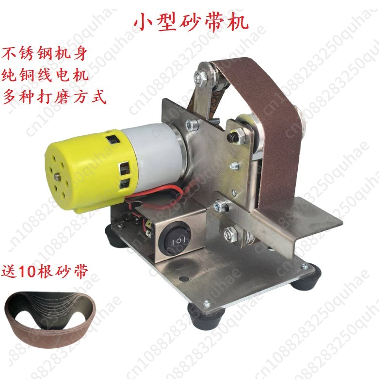 Belt Sander Portable - Mini Kompakt Elektrikli Bant Zımpara Makinesi,