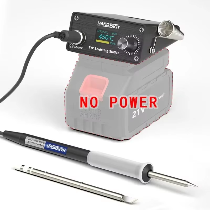 Power Tools Station - LCD Sıcaklık Kontrollü T12 Dijital Lehimleme