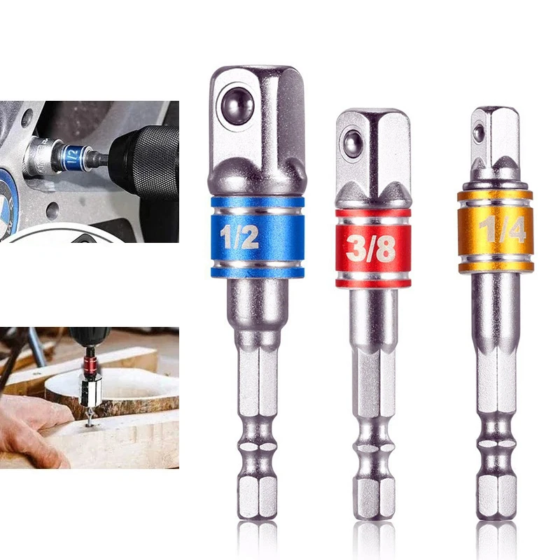 Power Tools Impact Wrench - Soket Darbeli Sürücü Uzatma Adaptörü Genişletilmiş