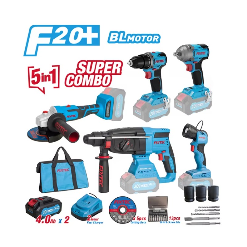Power Tools Combo Kits - 20V Akülü Fırçasız Kombine Takım Seti