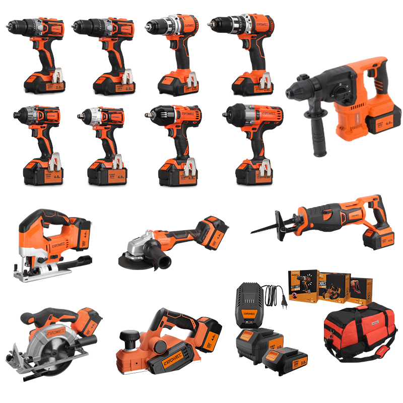 Power Tools Combo Kits - KAFUWELL PA4500-72H Akülü Alet Kombinasyon Setleri