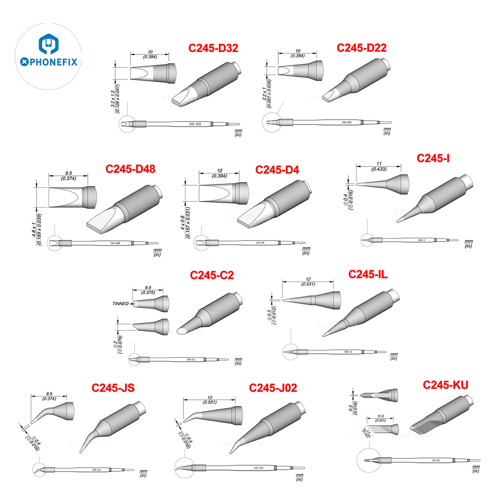 Power Tools Station - OEM C245 C470 Serisi İpuçları C245-KU