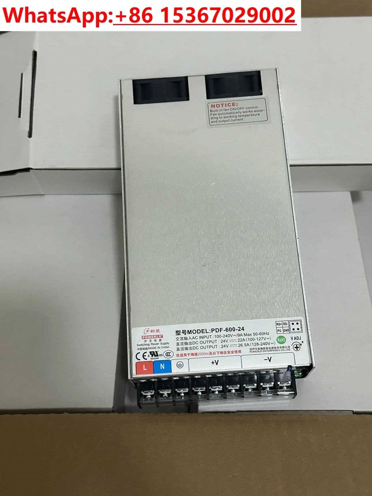 Power Tools Pdf - Nova PDF-600-24 24V36V/48V DC regüle edilmiş