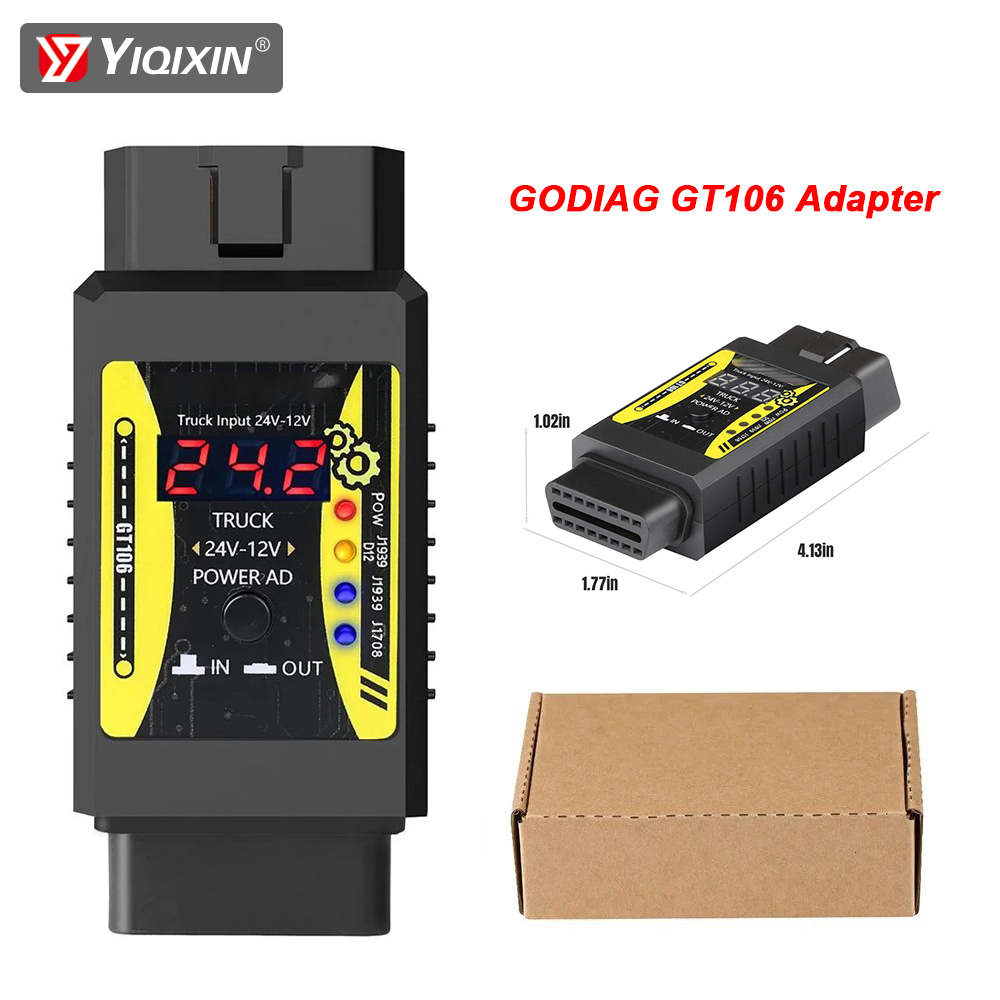 Power Tools Plus - Godiag GT106 Artı Ağır Kamyon Adaptörü