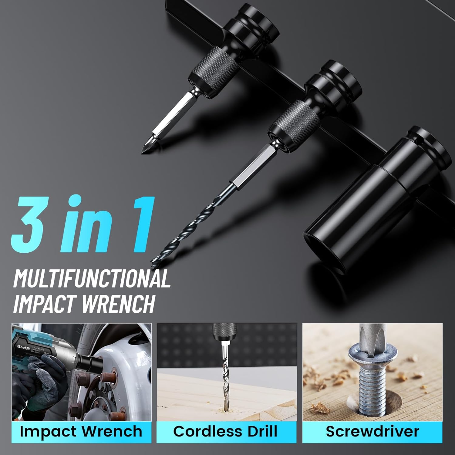 Seesii Kablosuz Darbeli Anahta - Power Tools Impact Wrench incelemesi ve fiyatı