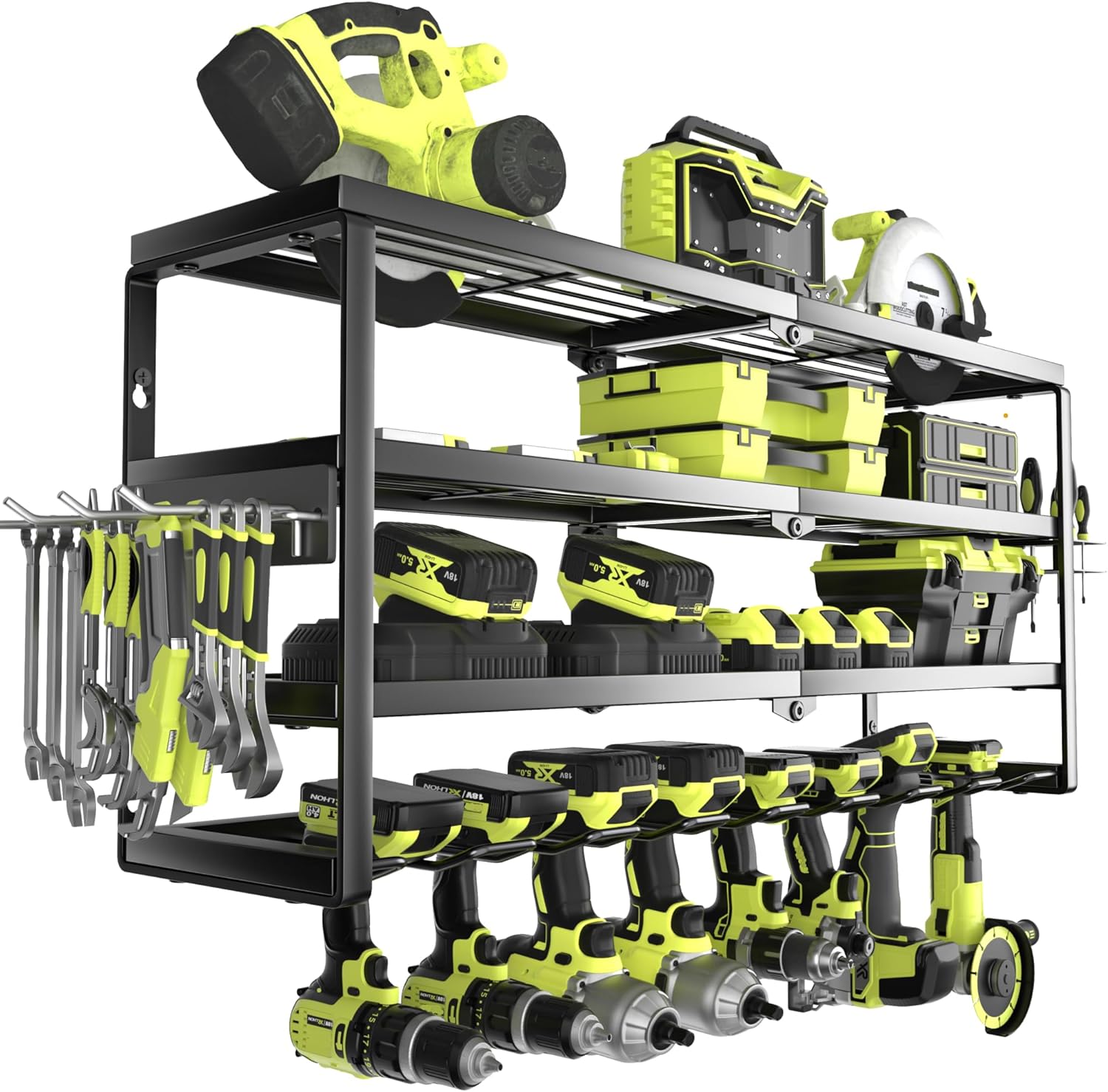 4 Katmanlı Duvara Monte Elektr - Power Tools Organizer incelemesi ve fiyatı