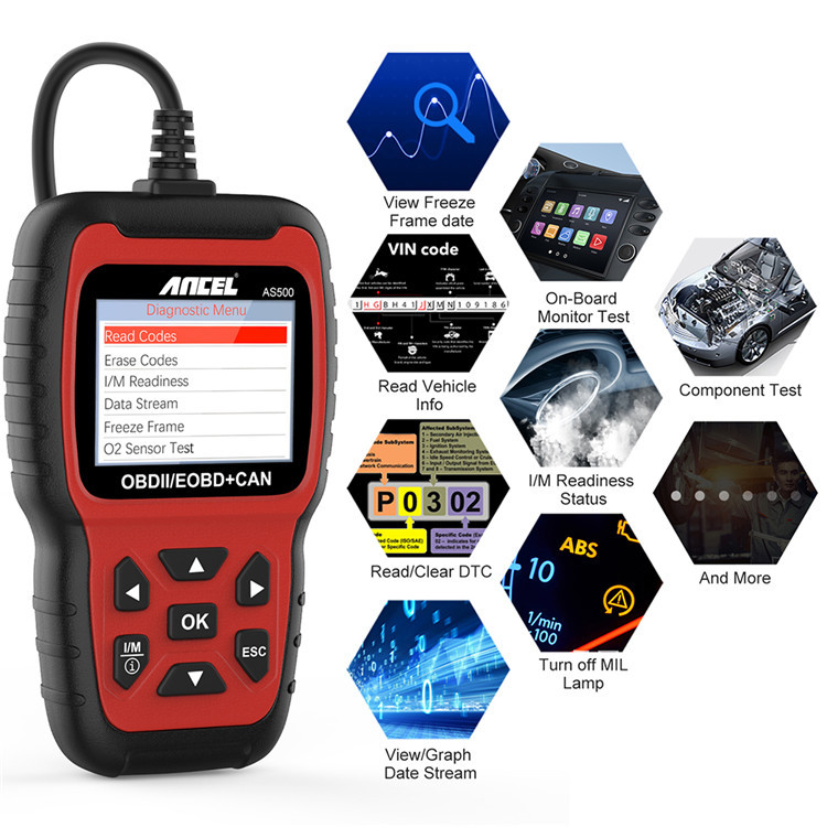Ancel AS500 OBD2 Elektrikli Ar - Power Tools English incelemesi ve fiyatı