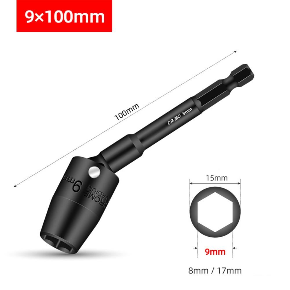 1 adet 100mm Altıgen Soket H8- - Power Tools Impact Wrench incelemesi ve fiyatı