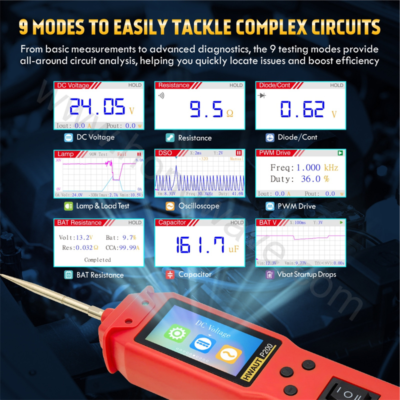 P100 P200 Otomotiv Devre Test  - Power Tools In Automotive incelemesi ve fiyatı