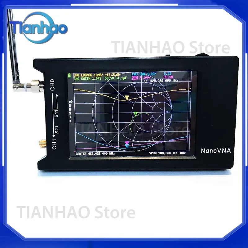 NanoVNA-H4 Anten Analizörü 10  - Power Tools Vector incelemesi ve fiyatı