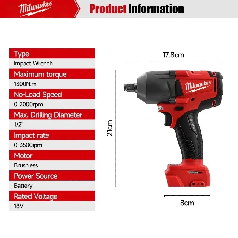 Milwaukee Fırçasız Akülü Elekt - Power Tools Impact Wrench incelemesi ve fiyatı