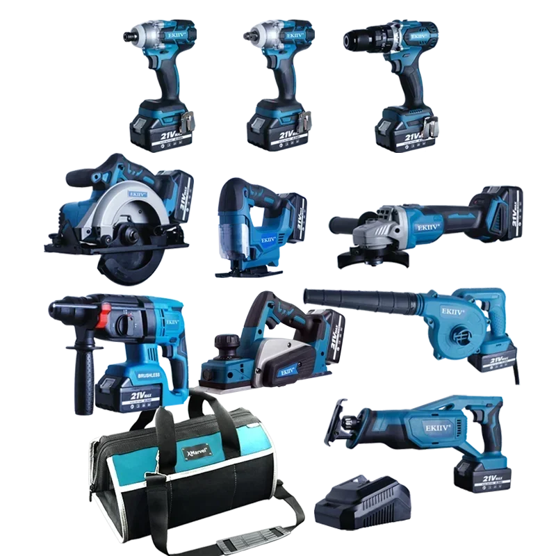 EKIIV akülü matkap aletleri ko - Power Tools Combo Kits incelemesi ve fiyatı