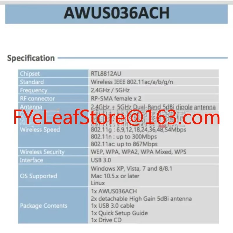 ALFA AWUS036ACH RTL8812AU Mac  - Power Tools For Linux incelemesi ve fiyatı